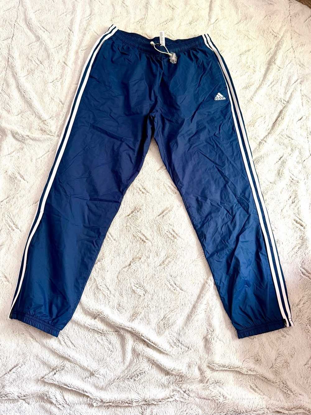 adidas Women’s Navy & White Jogger Track Pants